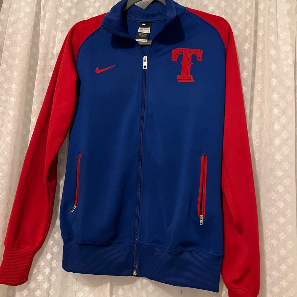 Nike Texas Rangers zip up sweater